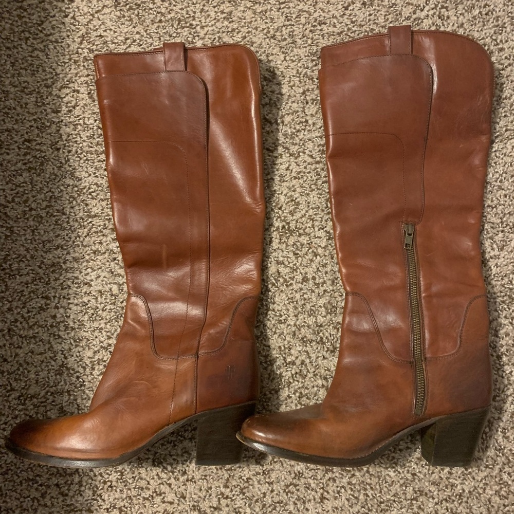 Brown Frye boots